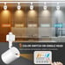 5 Color 6 Light LED Track Lighting Kit With 6.6FT H Type Track Lighting Rail NIB