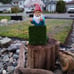 The Original Double Bird Garden Gnome Statue