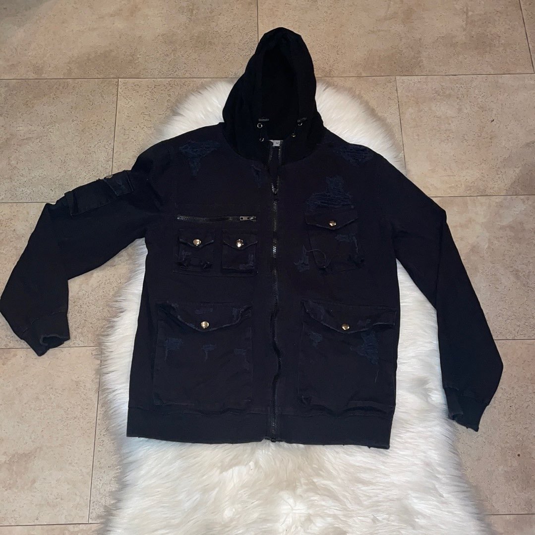 Carmar Distressed Denim Jacket