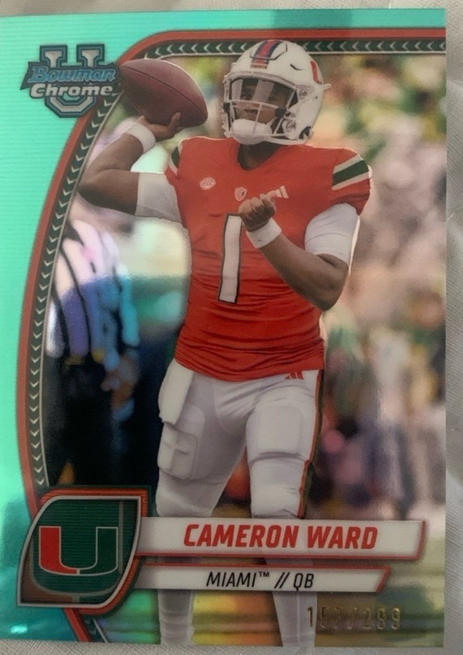 Can Ward Bowman Chrome 157/299