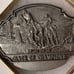Vintage Metal Belt Buckle, The Race of Champions, Horse Racing, 100 Mile One Day