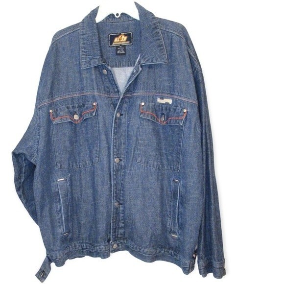 Johnny Blaze Denim Jean Jacket XXL