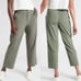 Athleta Tribeca Utility Crop Green Army Pants Women Size 4