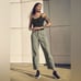 Athleta Tribeca Utility Crop Green Army Pants Women Size 4