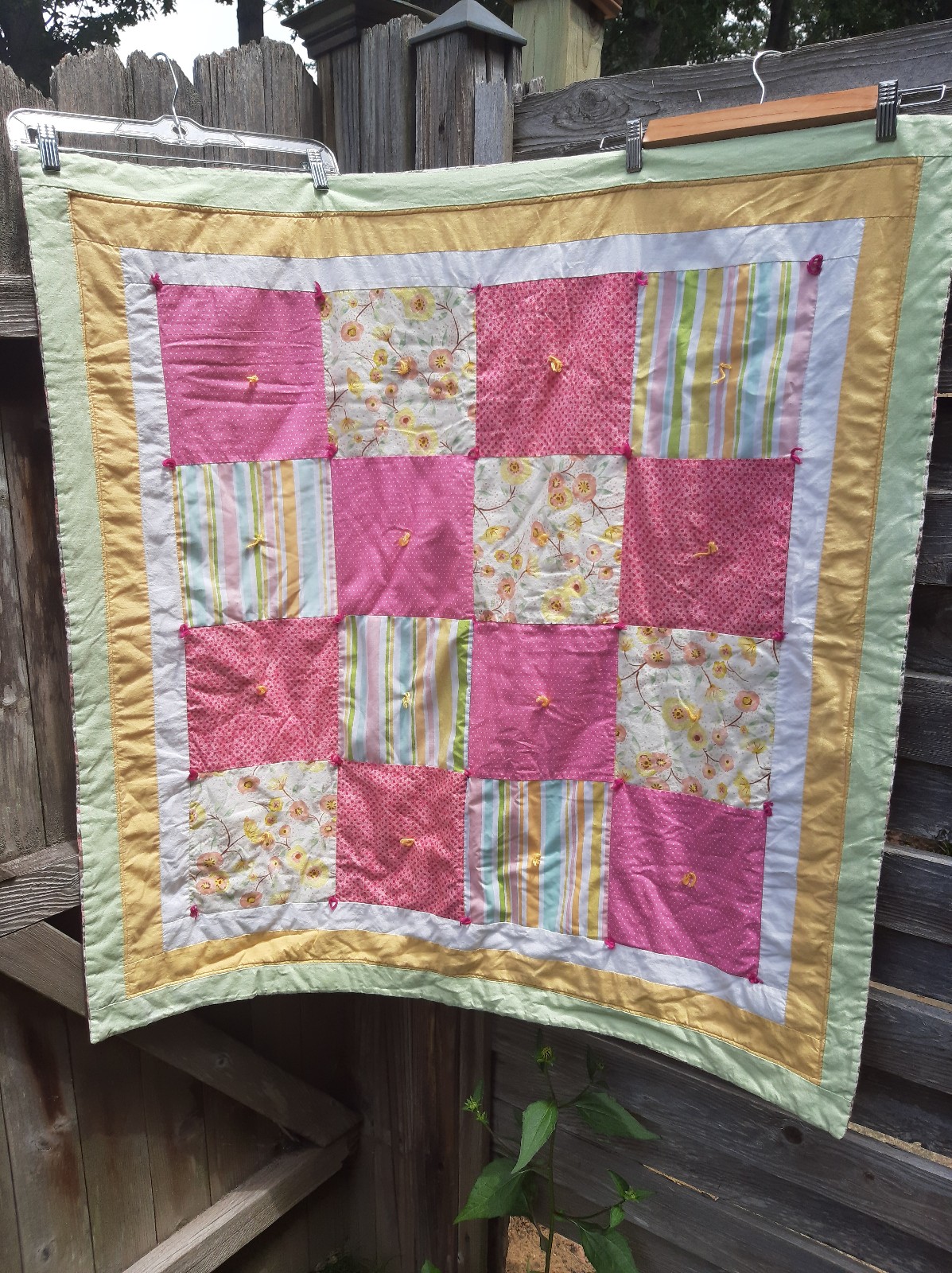 Handmade Crib Sized Quilt