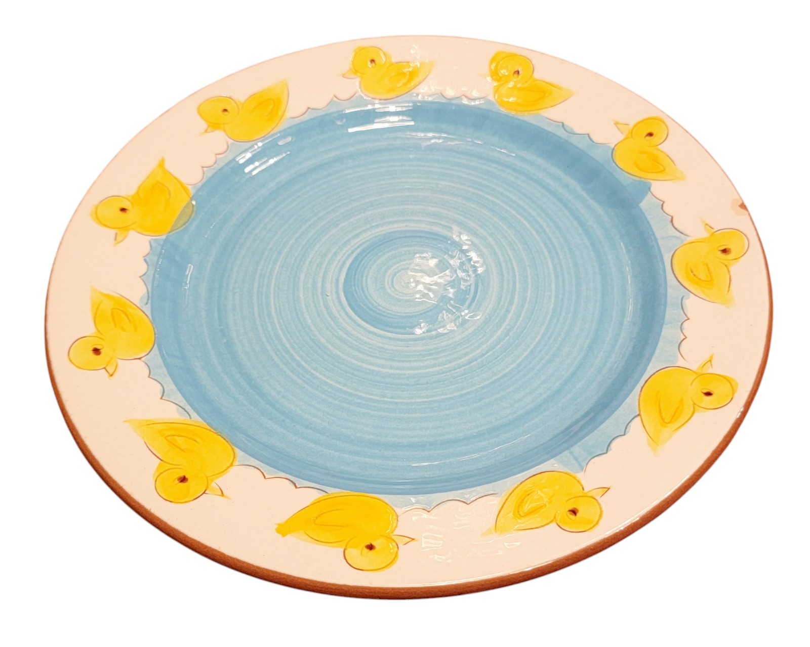 Stangl Pottery Little Quackers Ducks 9 Dinner Plate Vintage 1950's Hand Painted