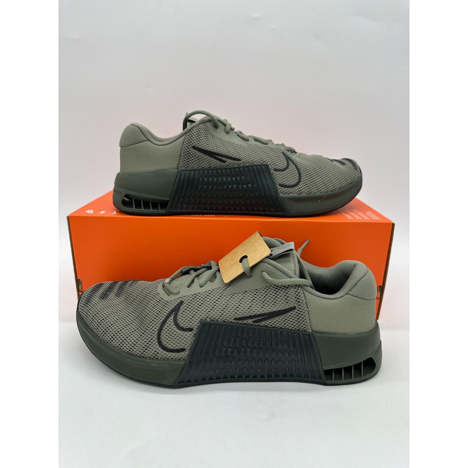 Nike Metcon 9 Men's Size 13 Army Green Black Gym Training nby Shoes DZ2617 301