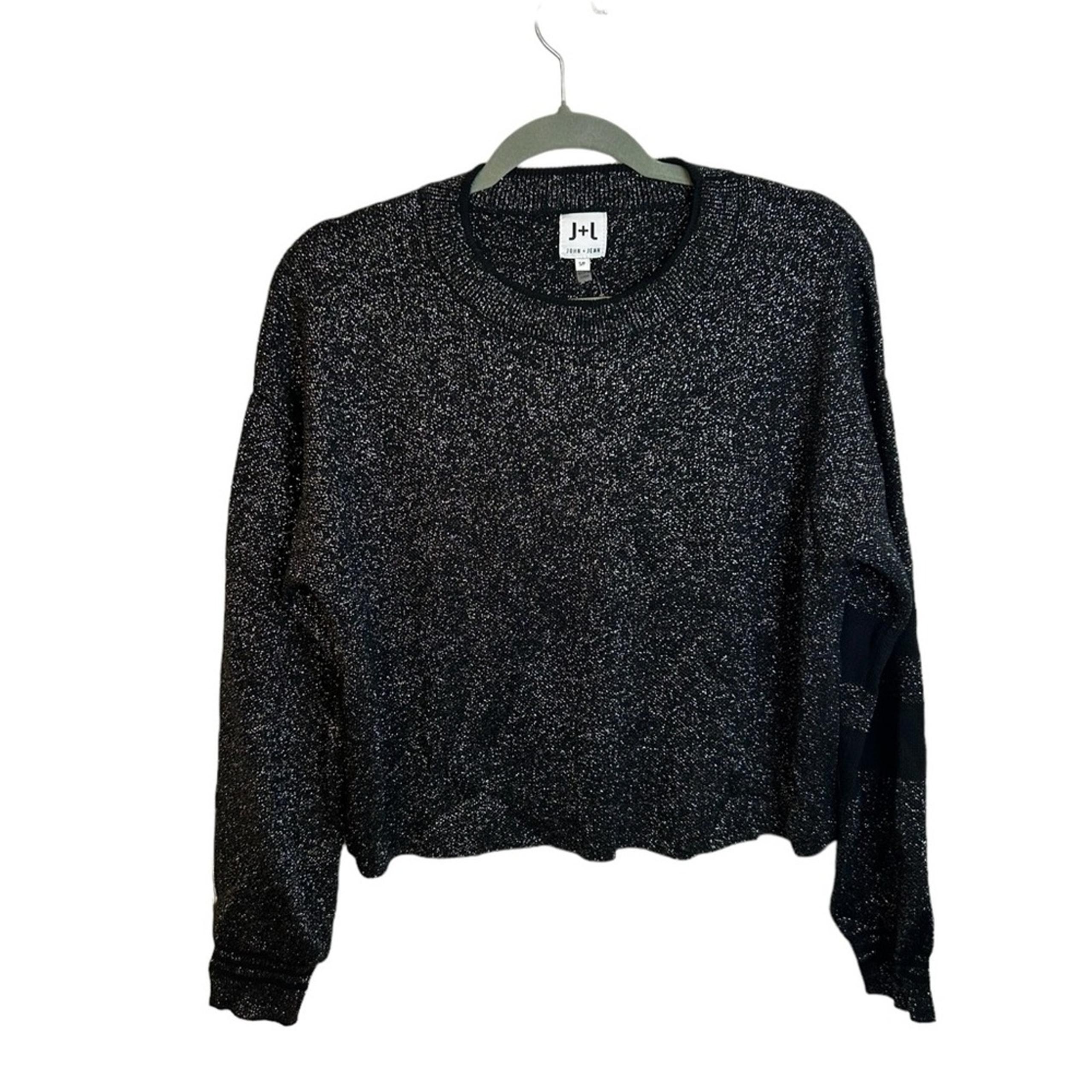 Nwt John + Jenn Metallic Crewneck Sweater