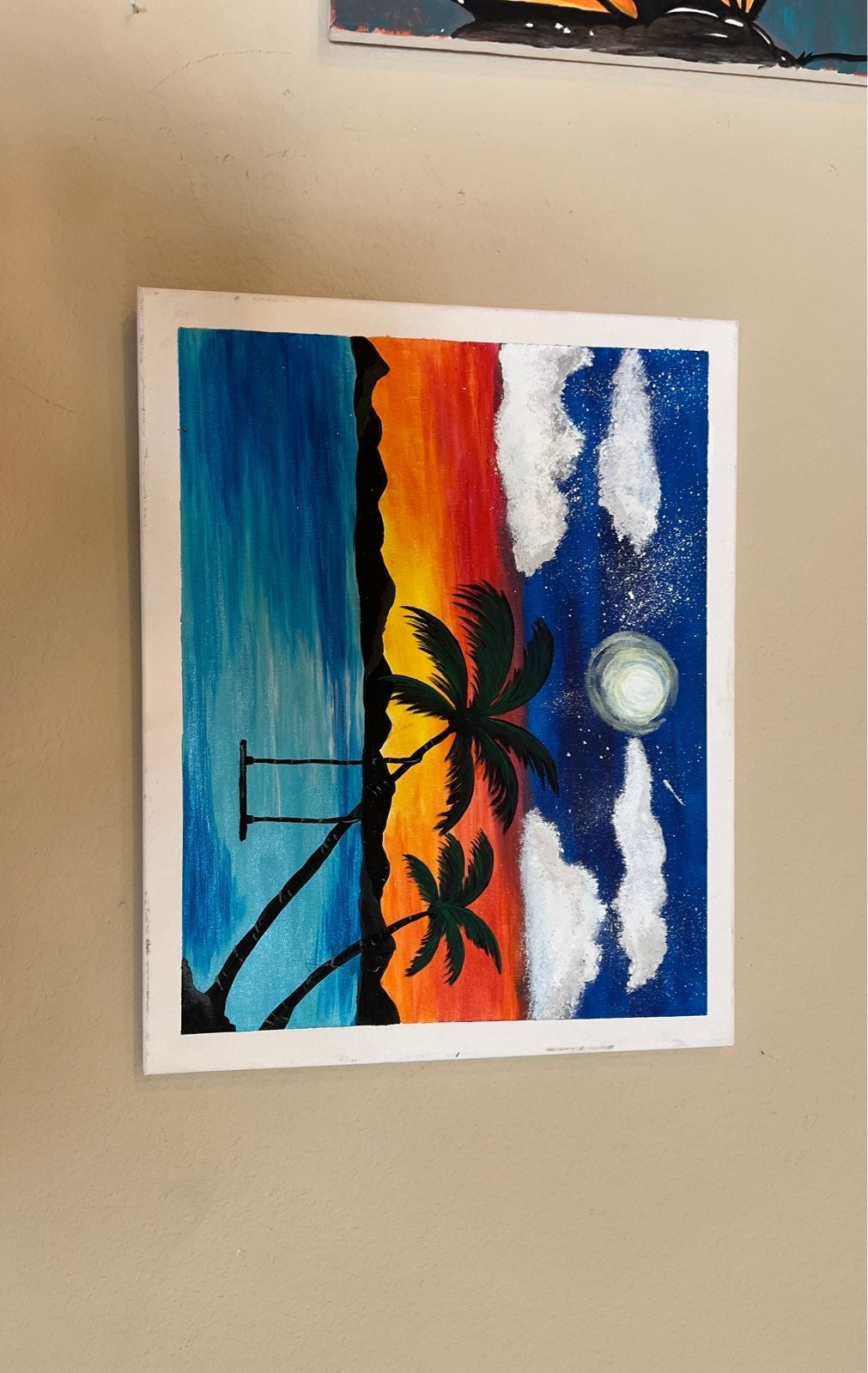 Hand painted canvas