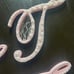 Handmade pearl home decor T sign