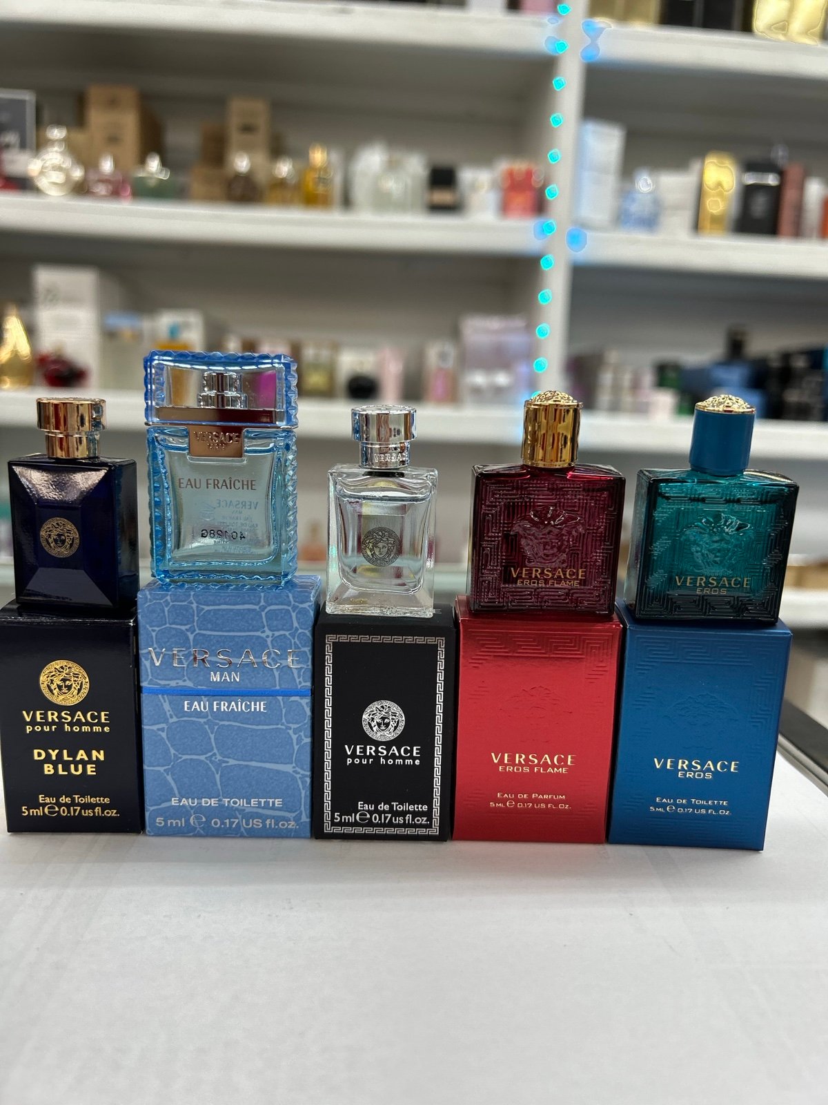 Versace perfume mini 5 pcs set