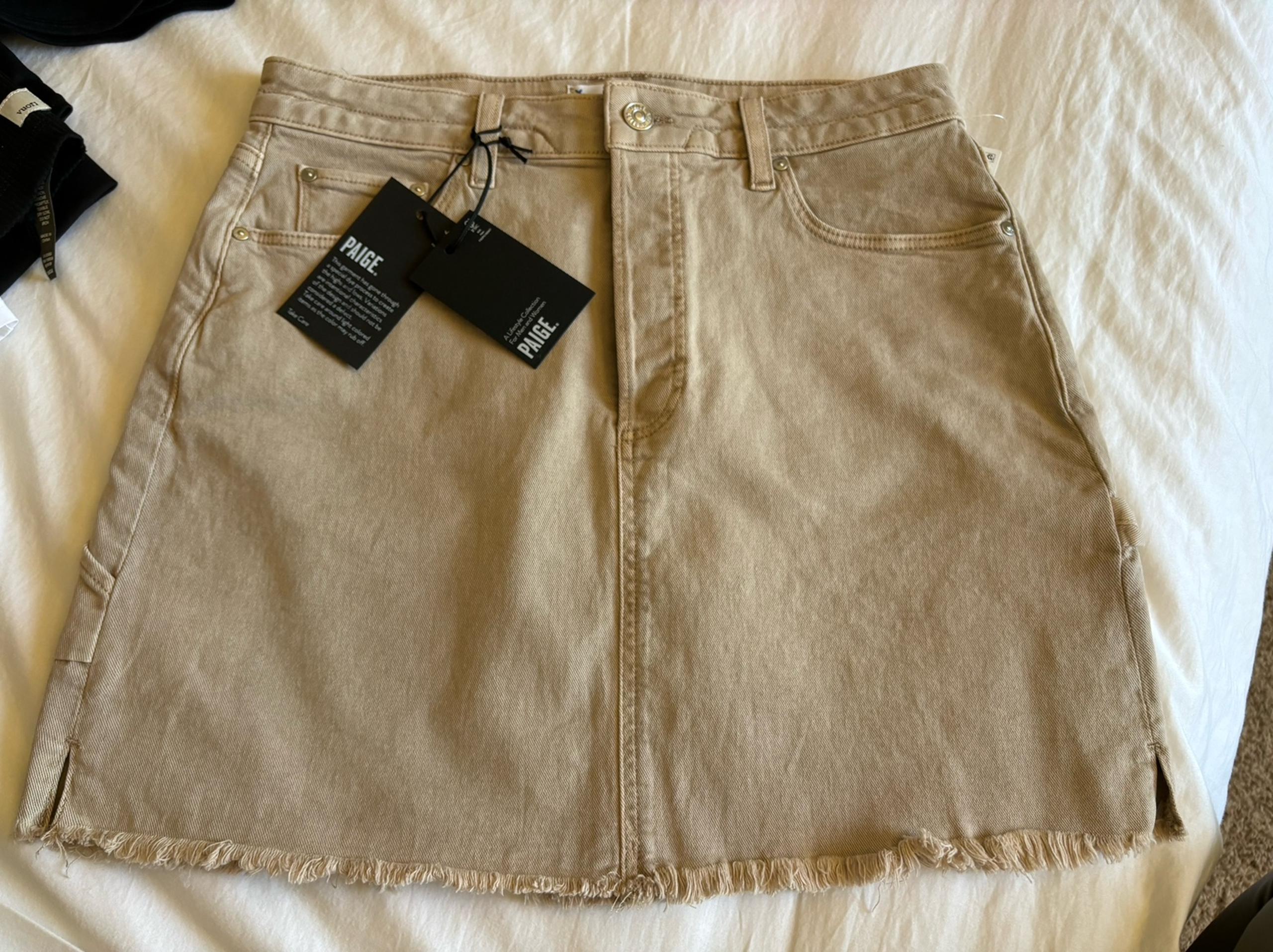 NWT Paige Jesse Denim Skirt Women Size 28