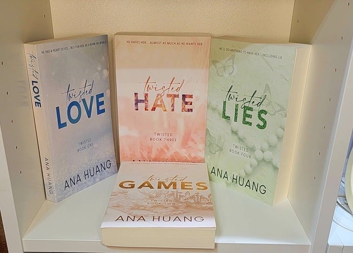 Signed Ana Huang OOP Indie Twisted Series Discreet Covers with Bookmarks