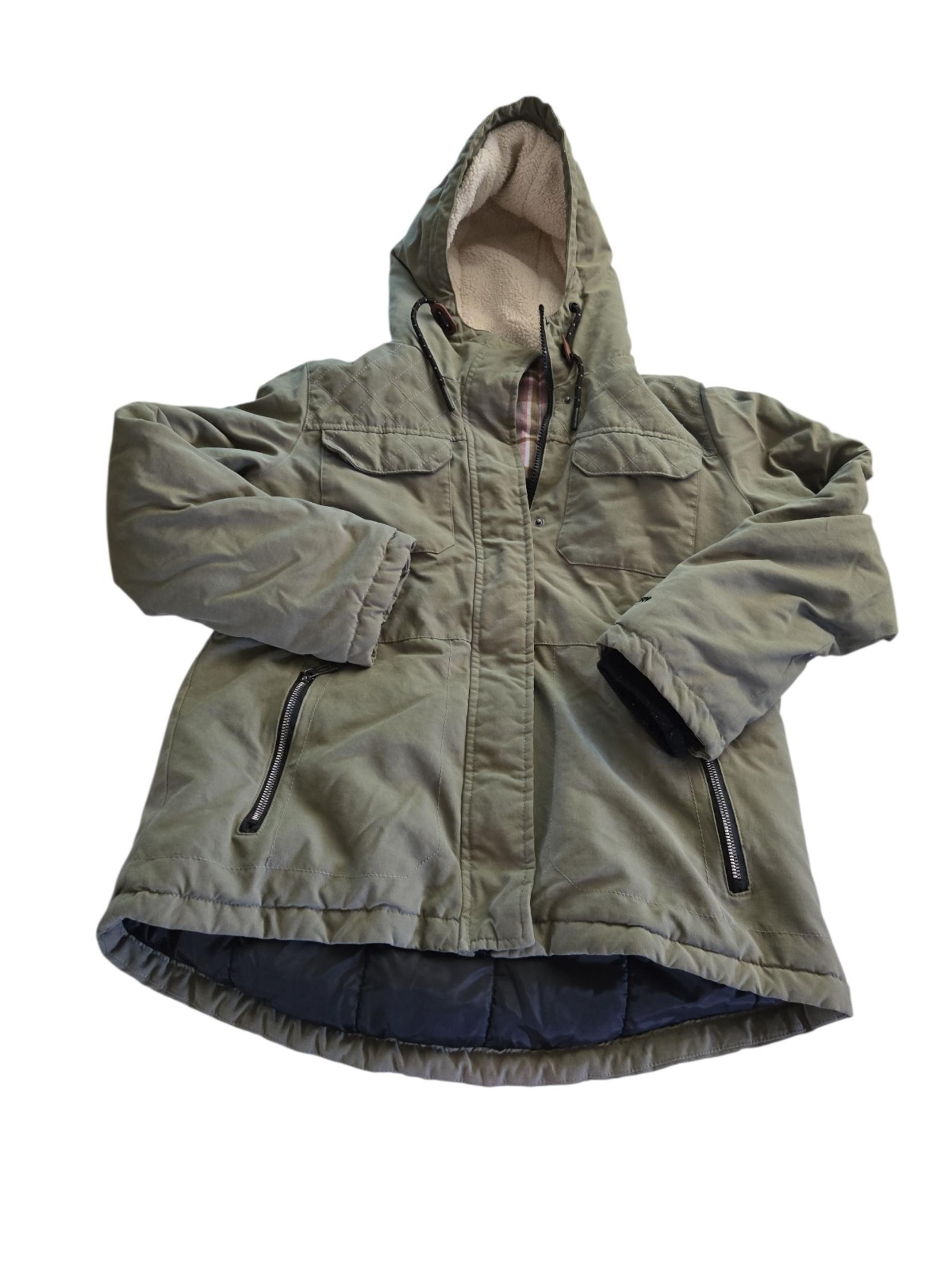 Free County green men's hooded cruiser midweight jacket