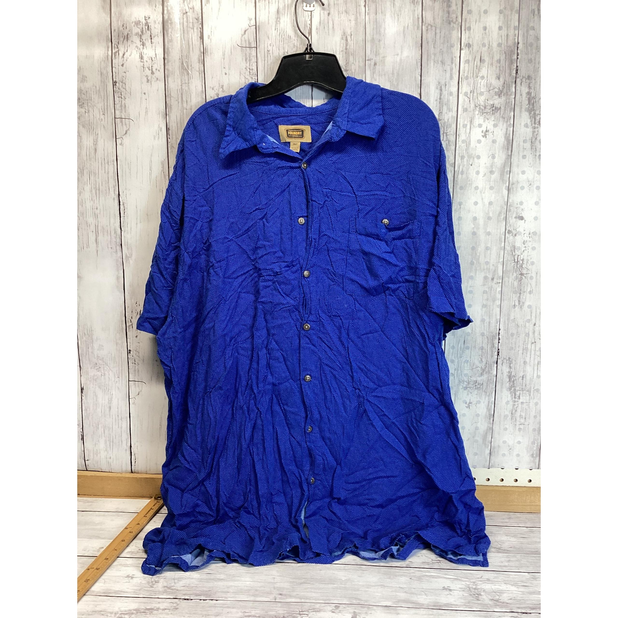 ~New blue short sleeve 2xl the foundry