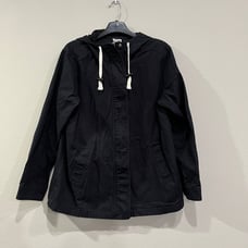North face denim black shipler jacket women’s size large