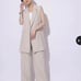 Arpege story Alpage Pearl Button Long Gilet Tailored Gilet