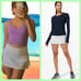 NWOT Lululemon Play Off the Pleats Skirt in Hydrangea Blue. Sz. 4