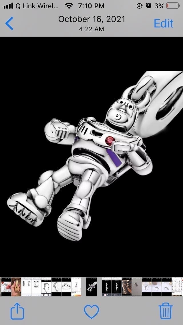 NWT Pandora Disney Pixar Bruce Lightyear Toy Story Charm