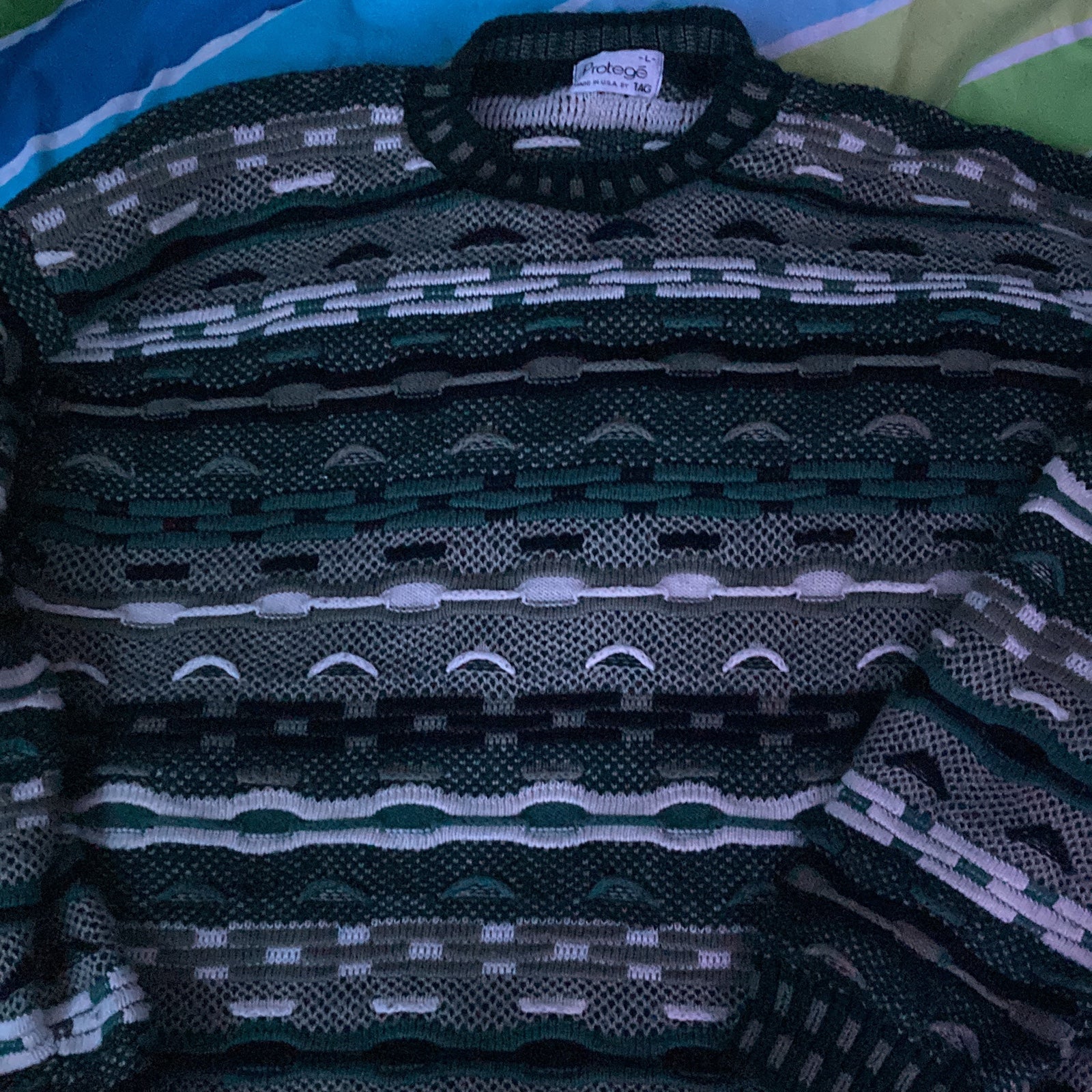 Vinatge grandpa sweater mens
