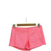 Lilly Pulitzer Liza Shorts Jaquard Hot Pink Geometric Pattern Zip Back - Size 00