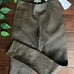 Vince brown lamb leather leggings size XS
