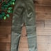 Vince brown lamb leather leggings size XS