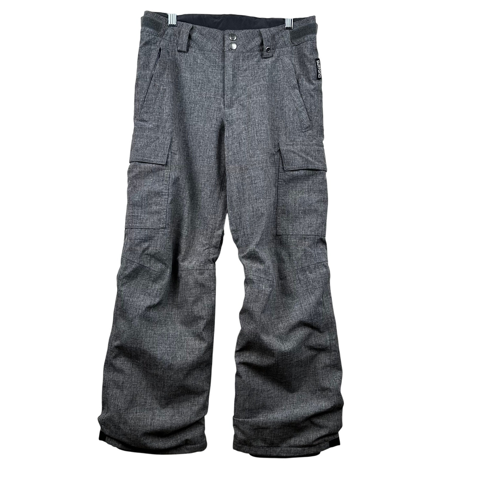 Burton Boys Snowboard Pants Dhaka Cargo Pants Dry Ride in Bog Heather Size Large