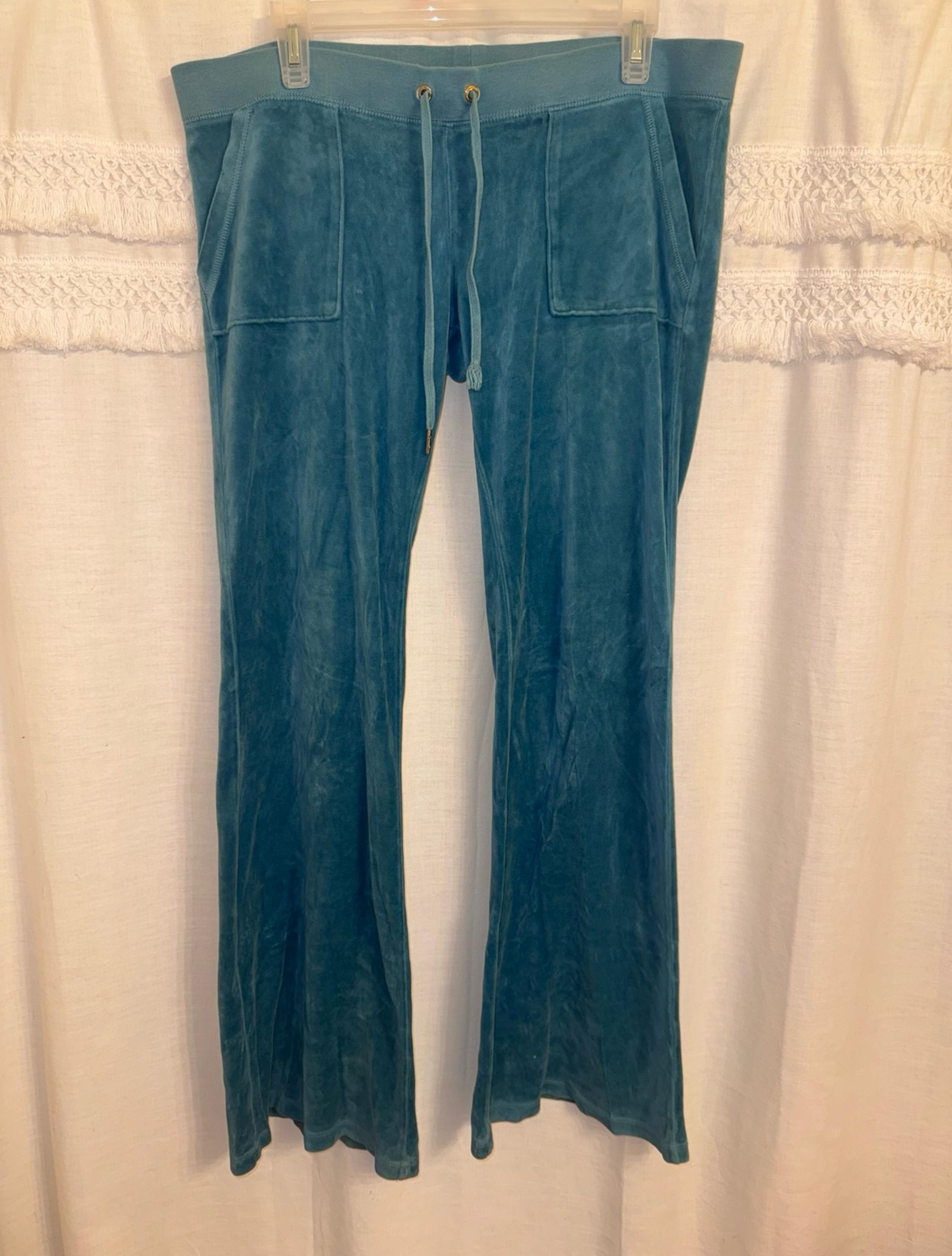 Vintage Juicy Couture Velour Low Rise Track Pants