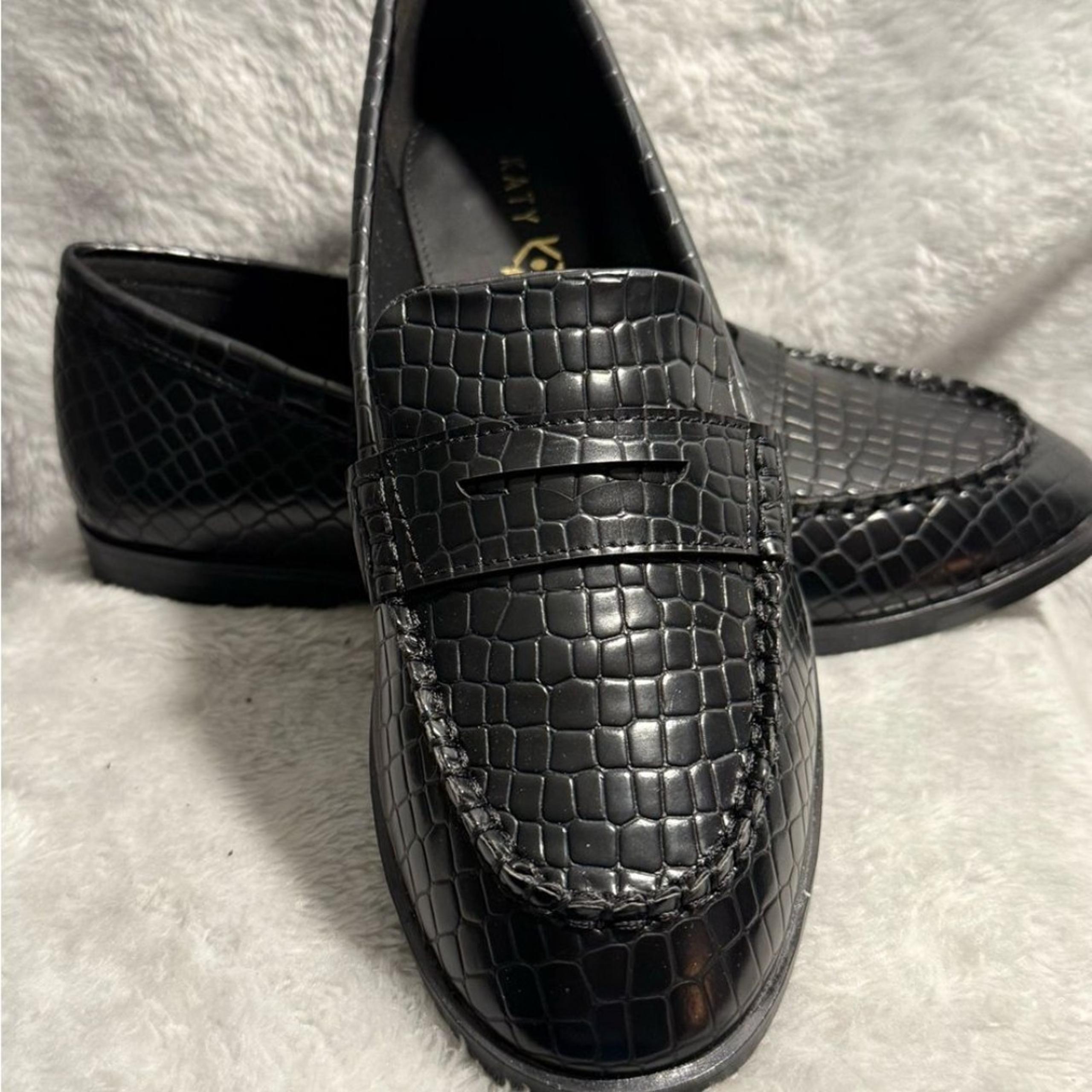 Katie Perry Women Black  Penny Loafers