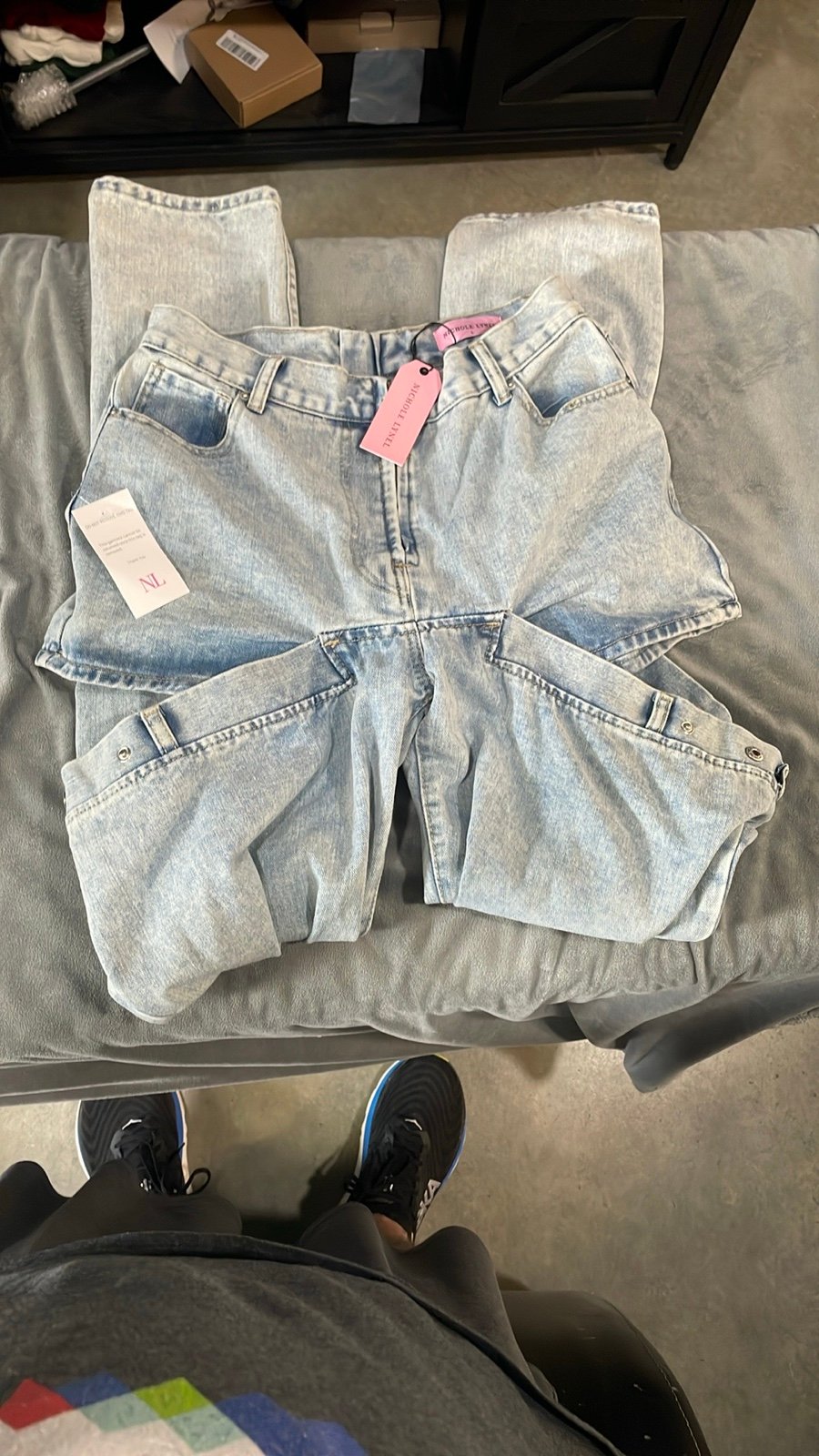 Nichole Lynel Cut-out jeans