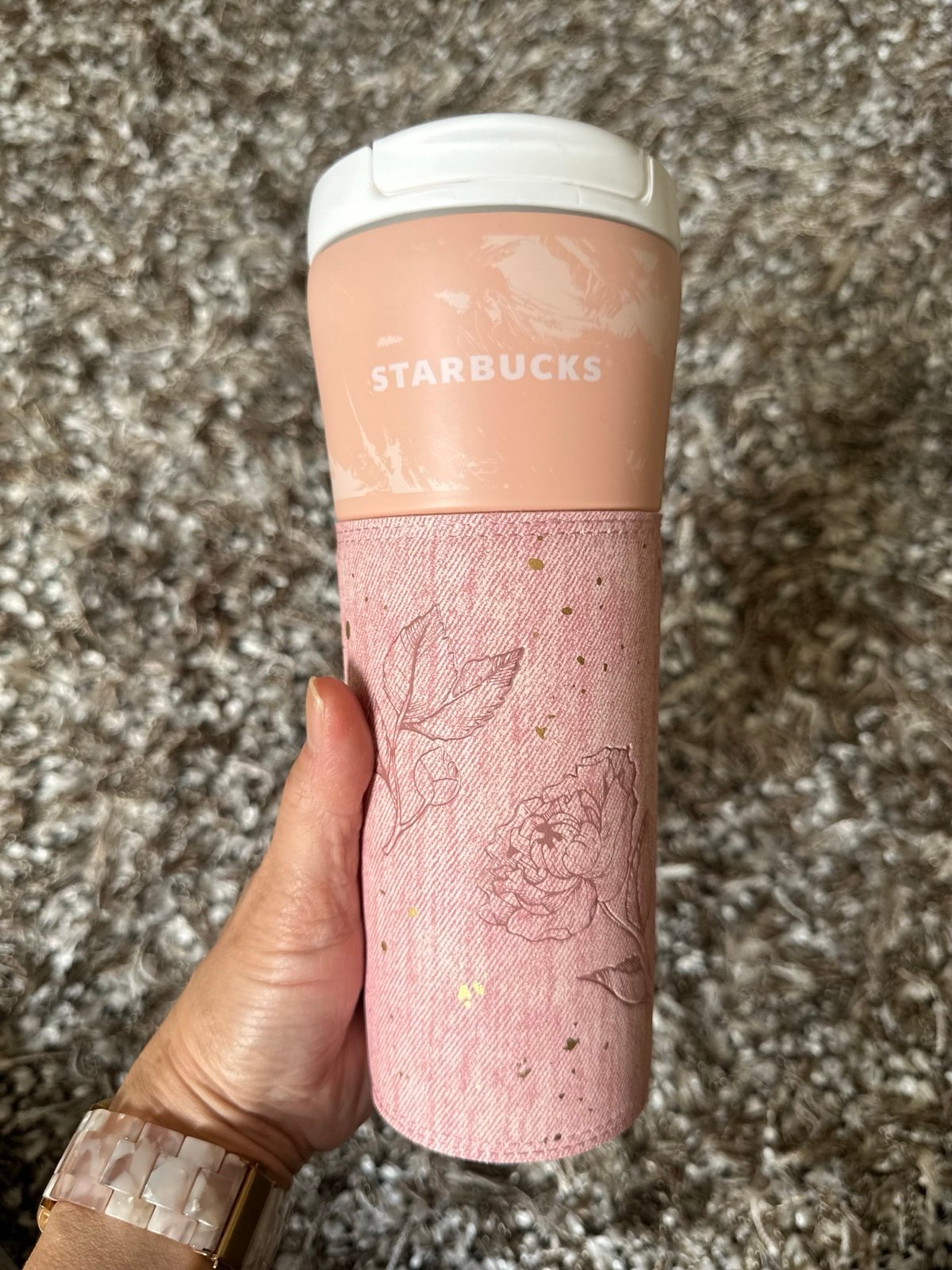 NEW Starbucks Philippines Exclusive- Floral Mocha Peach Blossom Tumbler