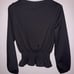 WHO WHAT WEAR peplum sweatshirt size xs