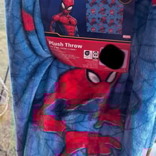 Spider-Man soft throw