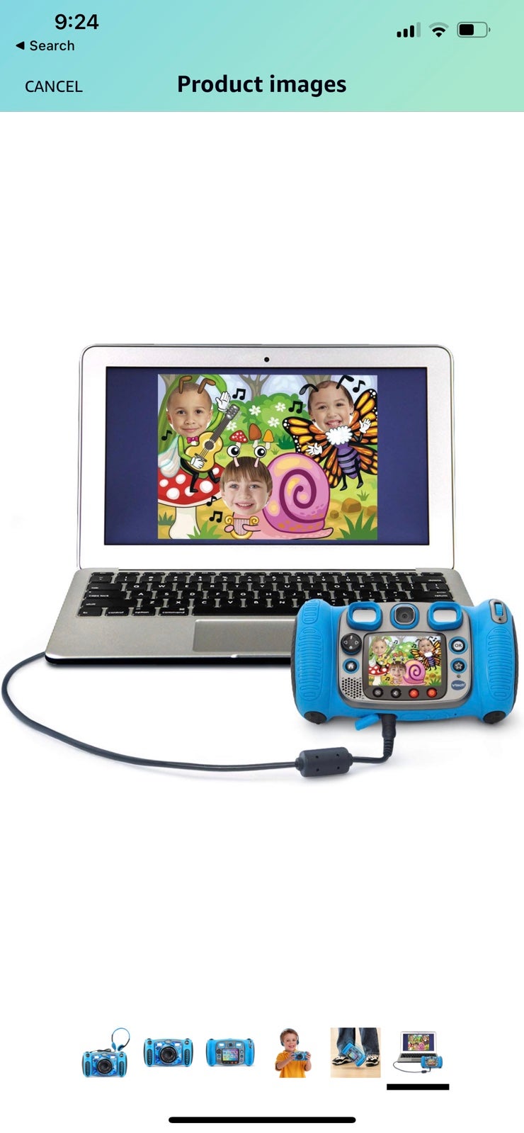 VTech Kidizoom Duo 5.0 Deluxe Digital Selfie Camera with MP3 Player and Headphon