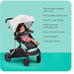 Century Swap On Modular Stroller, Berry