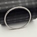 Sterling Bead Bangle Bracelet
