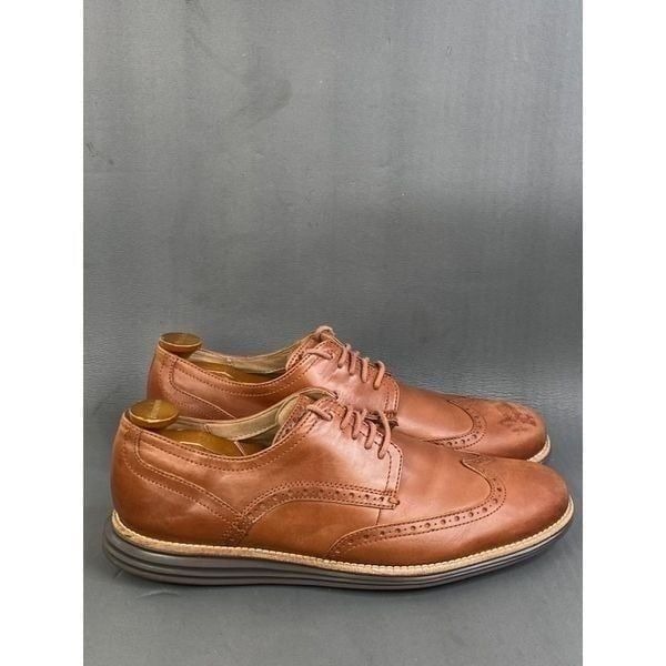 Cole Haan Original Grand Shortwing Oxford Leather Shoes mens size 12