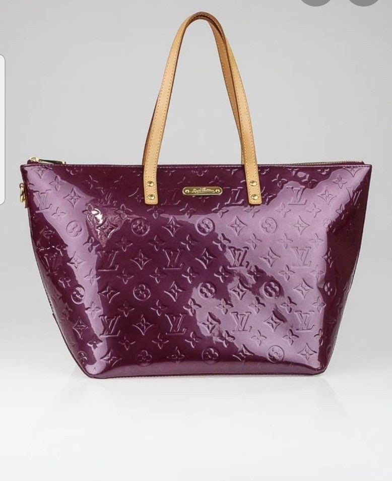 louis vuitton vernis shoulder bag violet