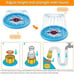 Splash Pad Sprinkler for Kids Splash Play Mat Outdoor Water Toys Inflatable