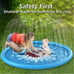 Splash Pad Sprinkler for Kids Splash Play Mat Outdoor Water Toys Inflatable