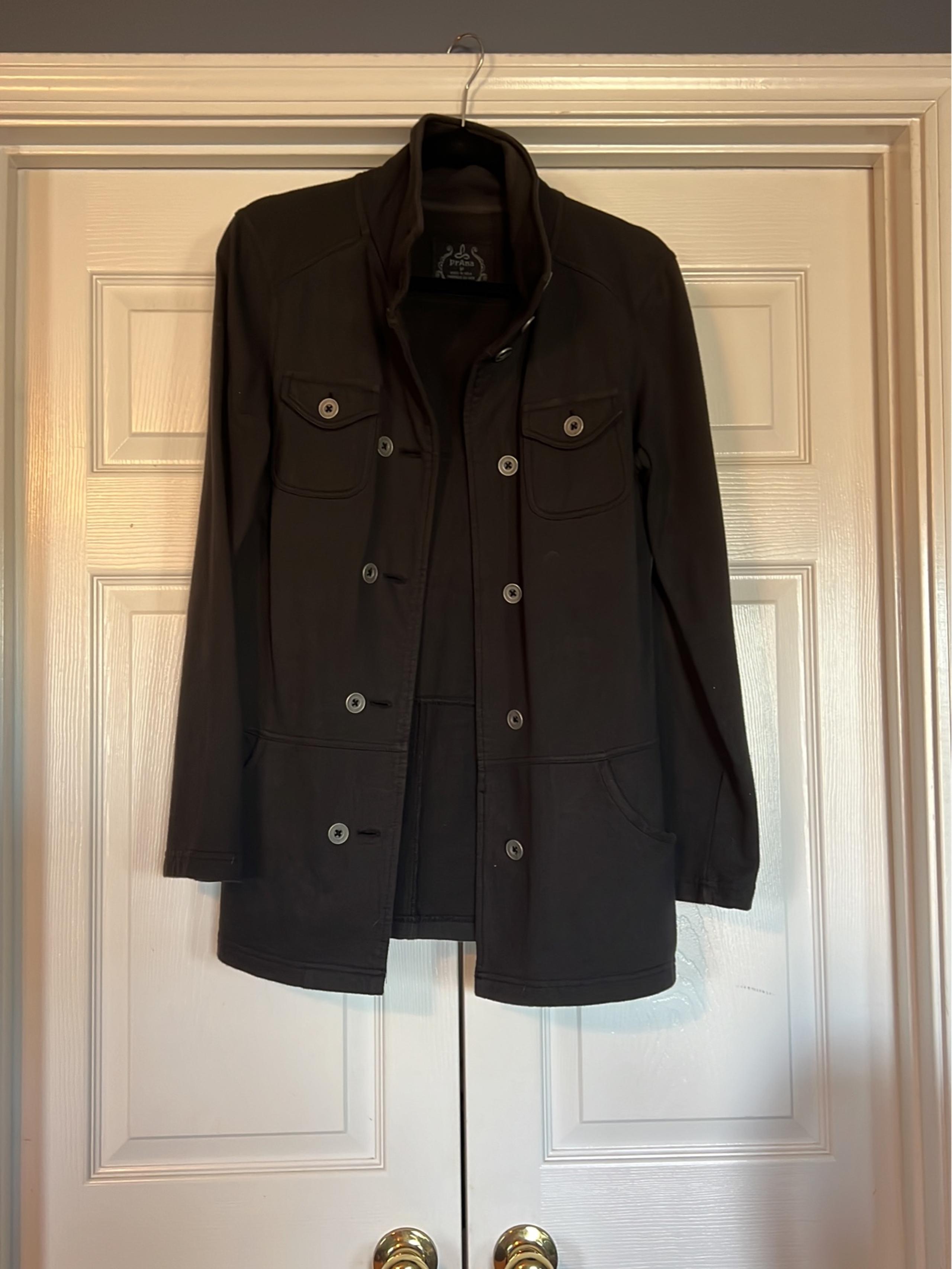 prana black active jackets