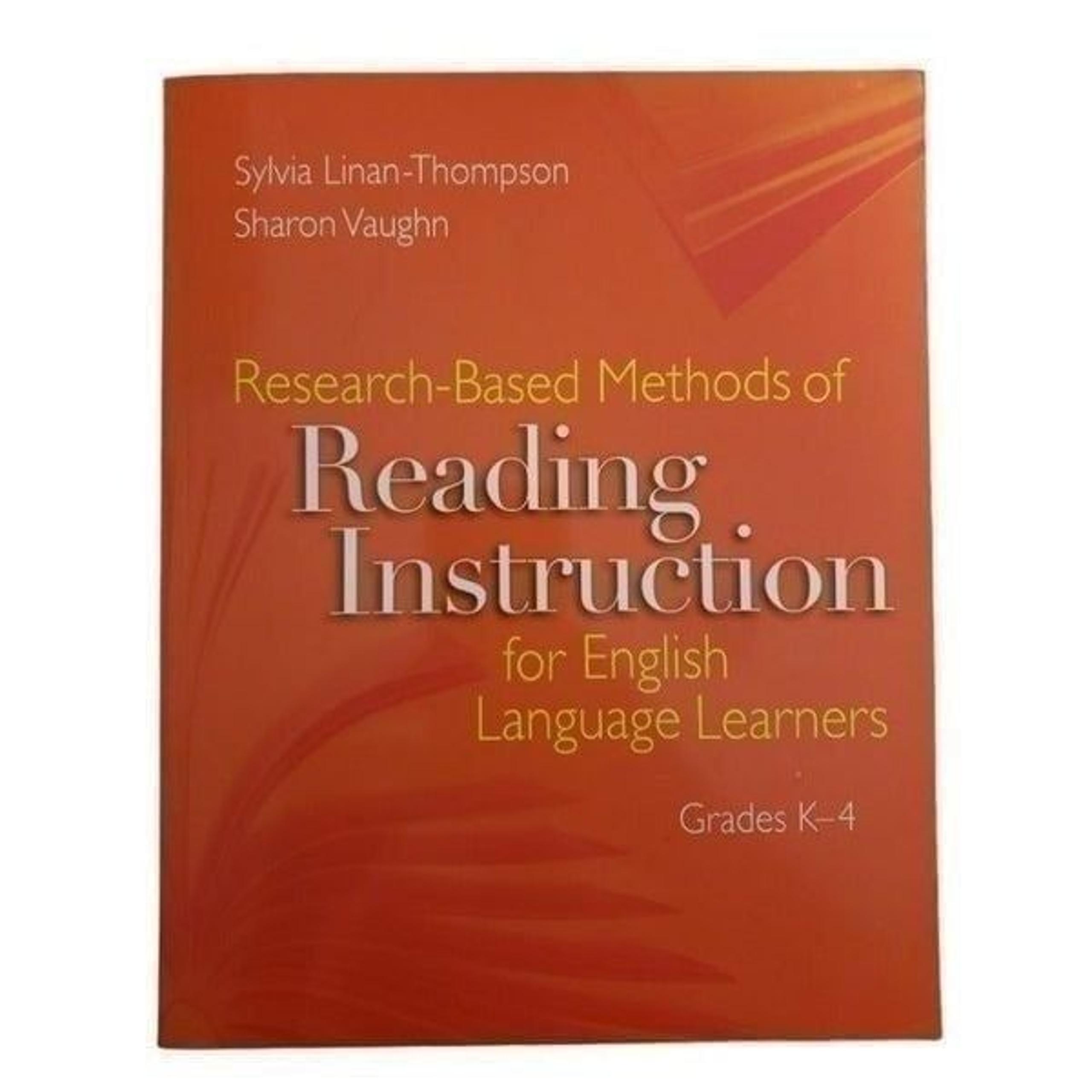 Research-Based Methods of Reading Instruction for English Language Grades K-4