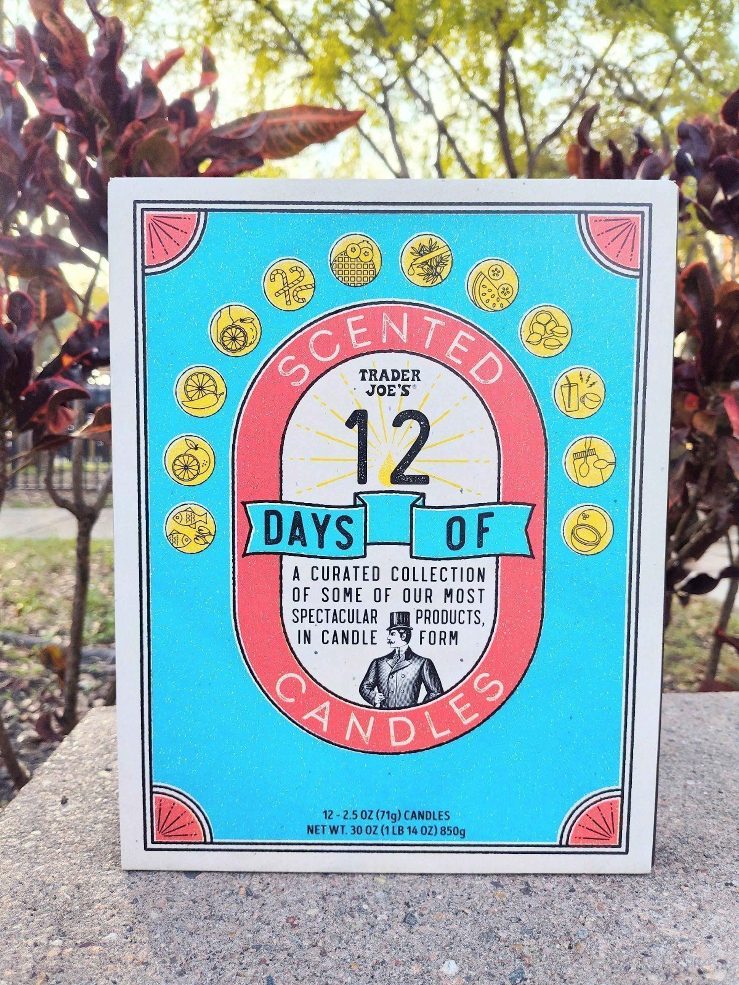 Trader Joe's 12 Days Of Scented Candles