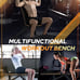 Weight Bench Press Foldable Workout Bench for Home Gym
