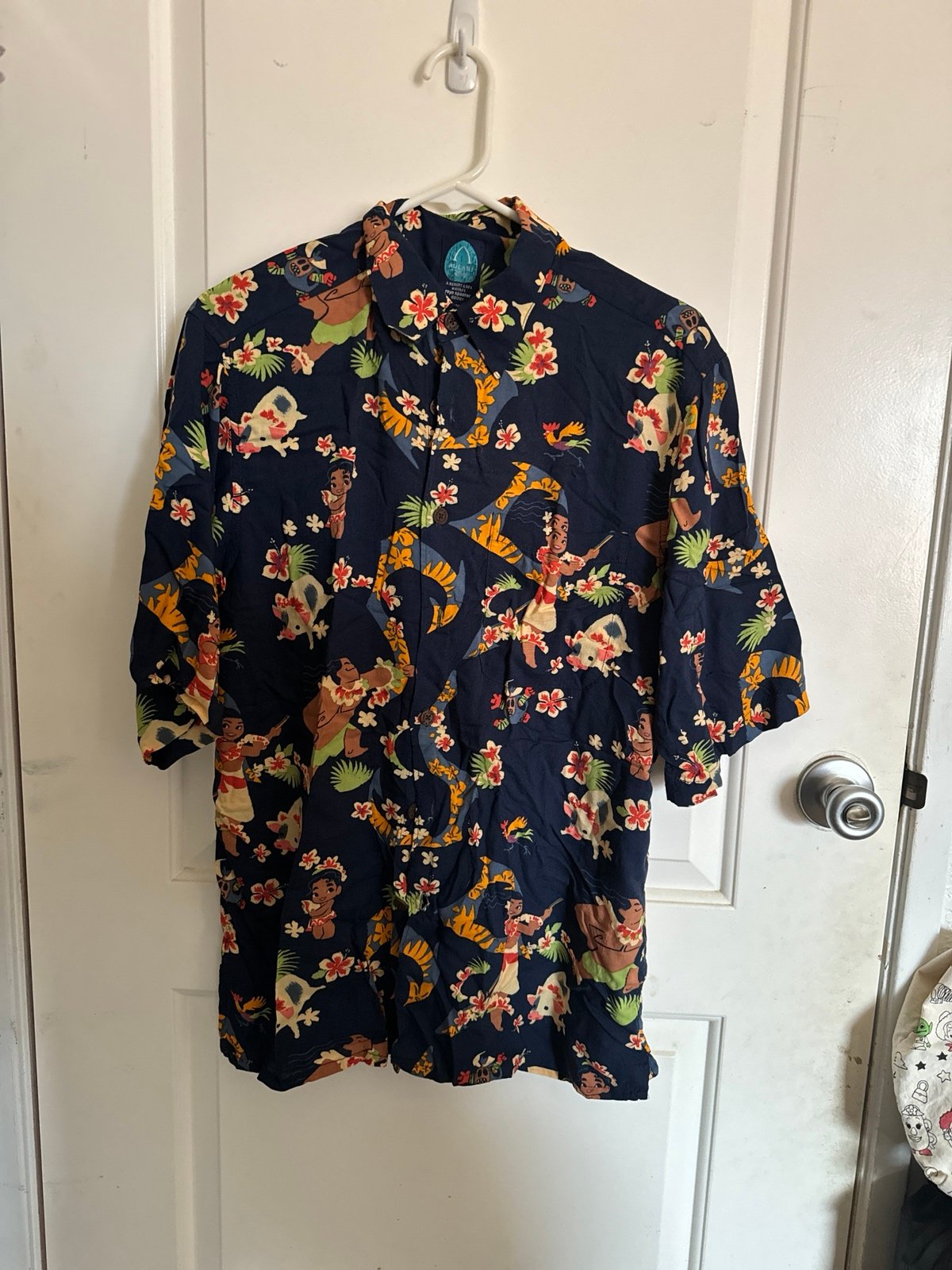Disney Aulani x Reyn Spooner Moana Aloha Shirt Small