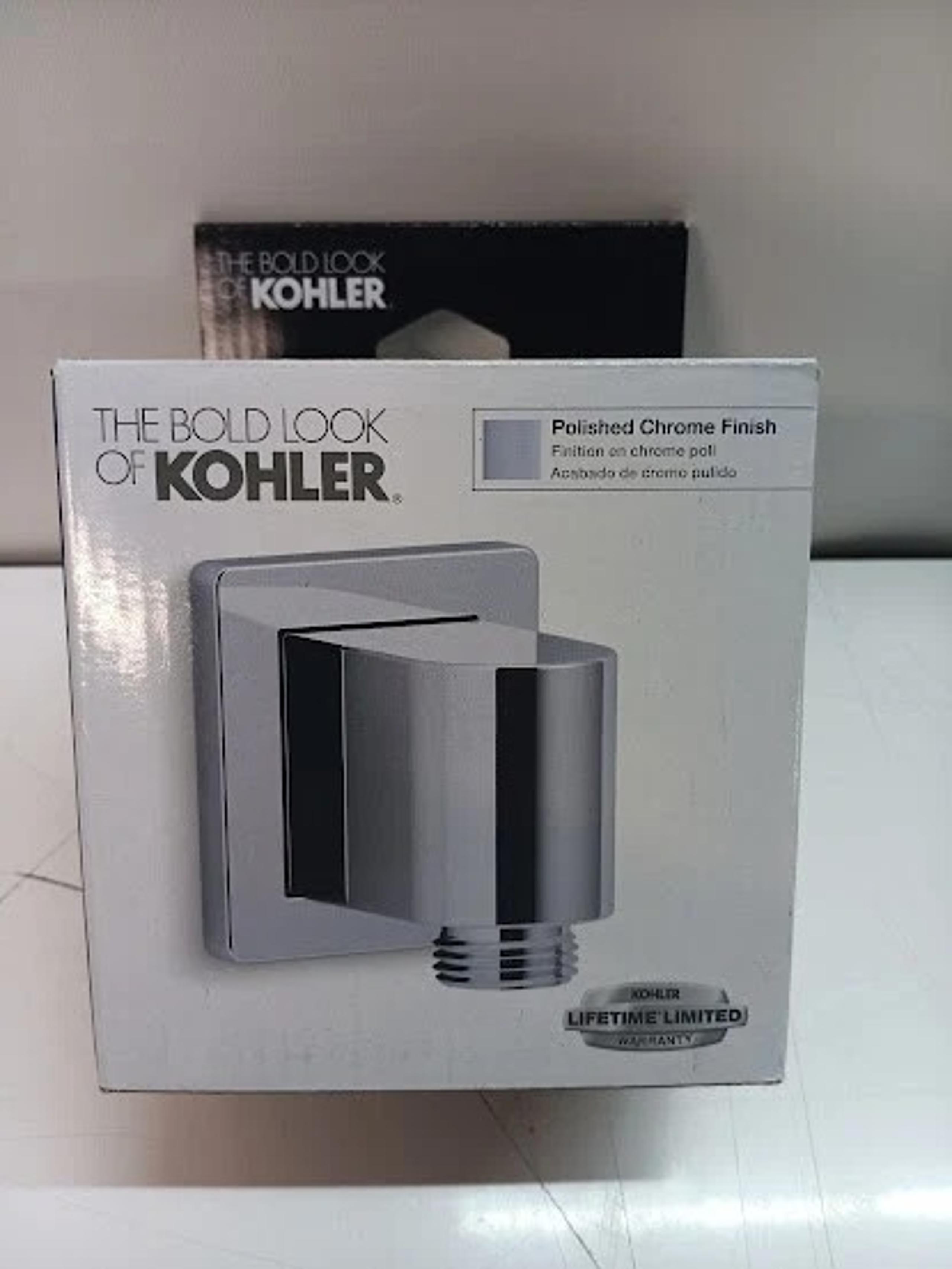 Kohler Awaken 98351-CP Wall Supply Elbow with Check Valve - Polished Chrome