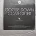 Hotel Collection goose down comforter queen light Weight