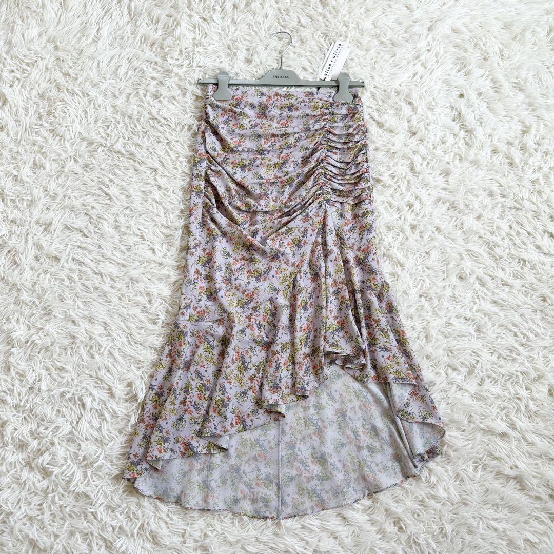【Tag attached, unused】 Alice + Olivia ♡ Shirring Mermaid Long Skirt
