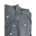 Vineyard Vines Performance Sz 2 Black/White Gingham Roll Tab Long Sleeve